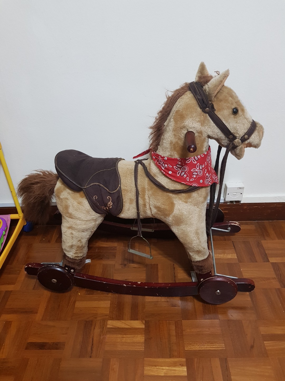 crate and barrel rocking horse