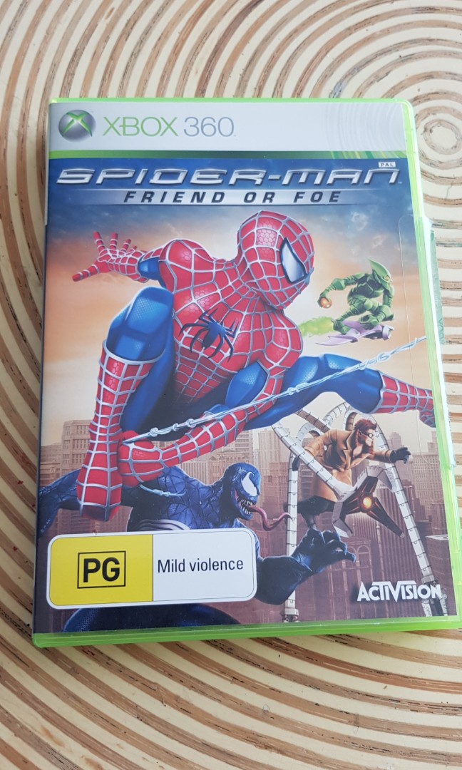 Xbox 360 Spiderman Friend Or Foe Toys Games Video Gaming Video Games On Carousell