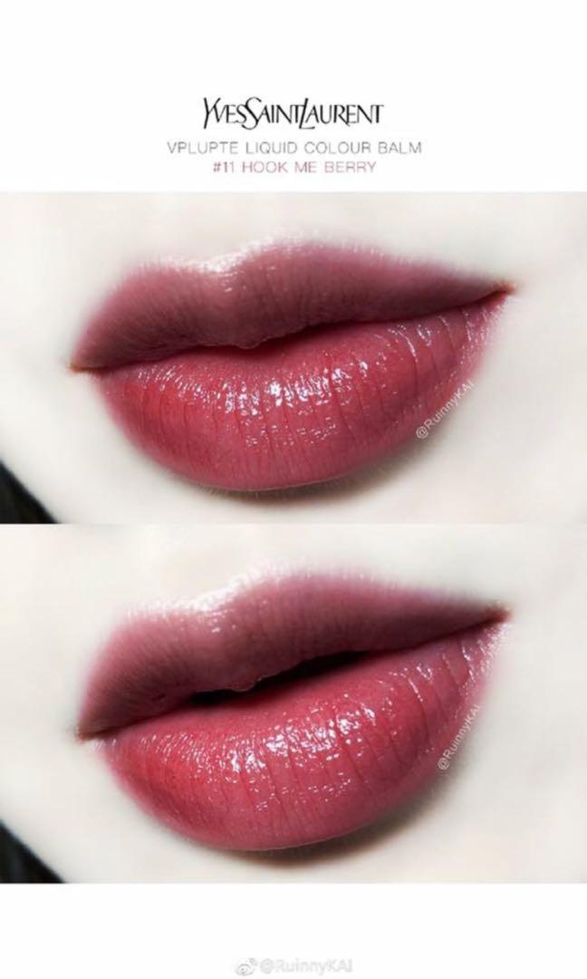 Ysl volupte liquid color balm hook me berry top