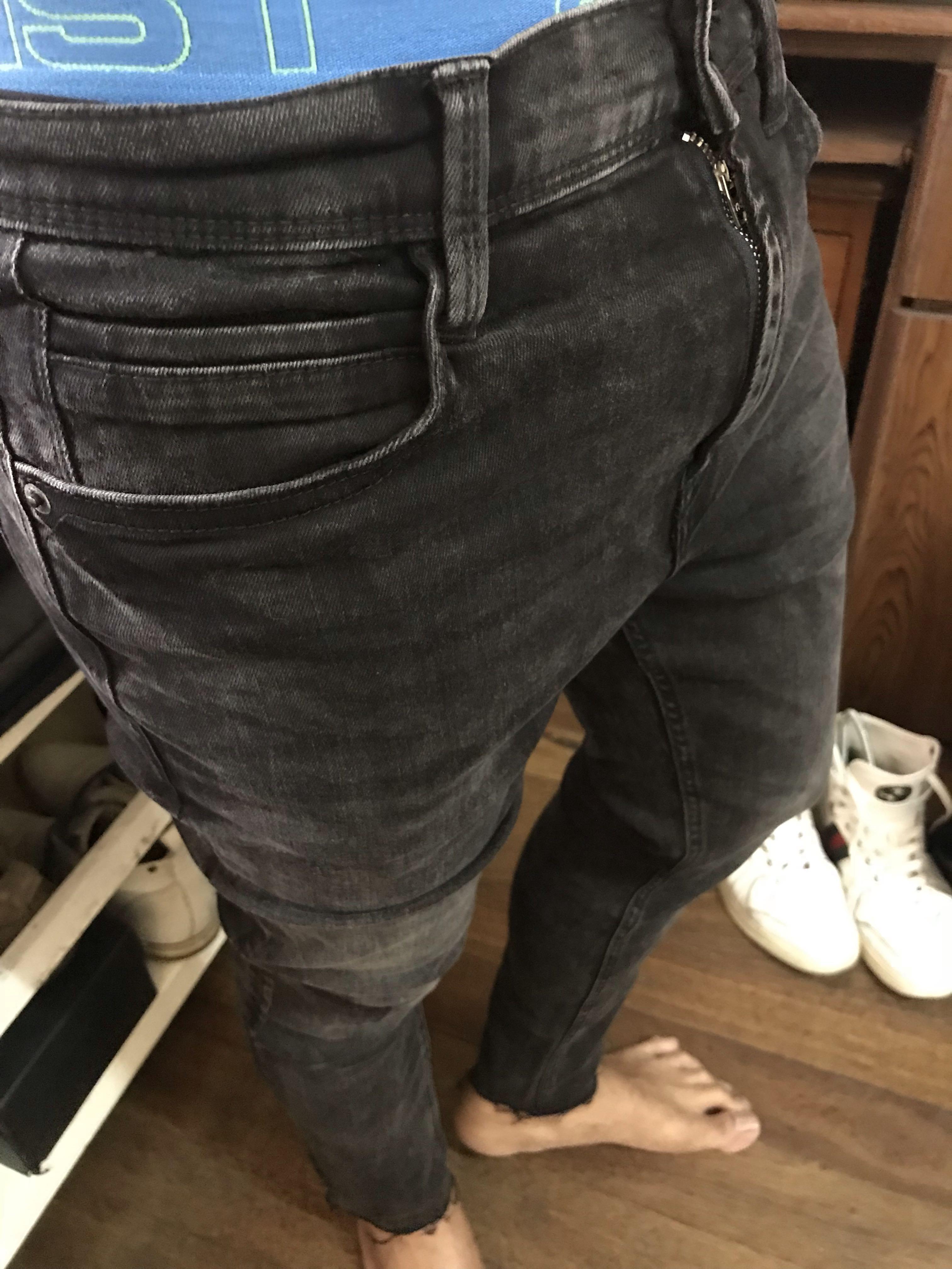 zara cropped jeans men