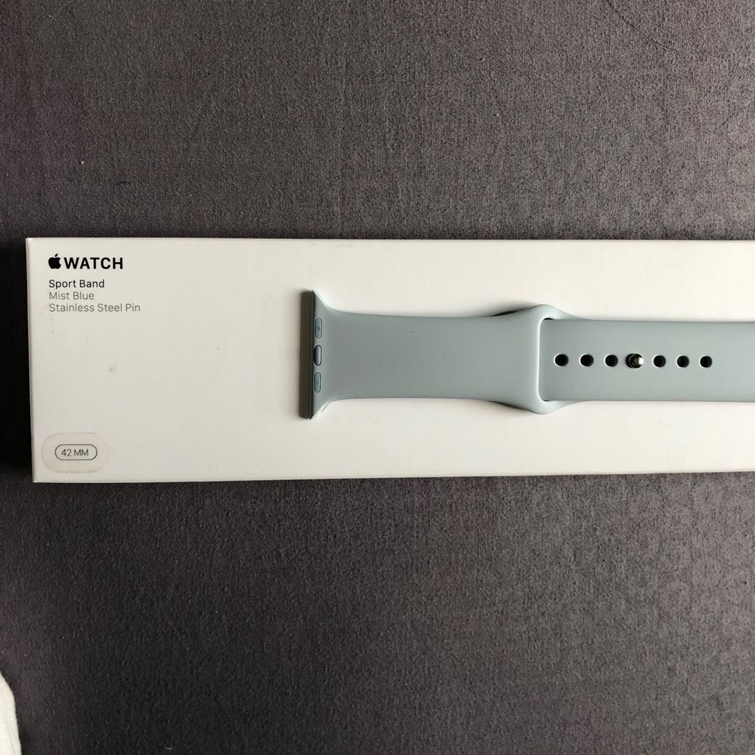 42mm Mist Blue Apple Watch Sport Band
