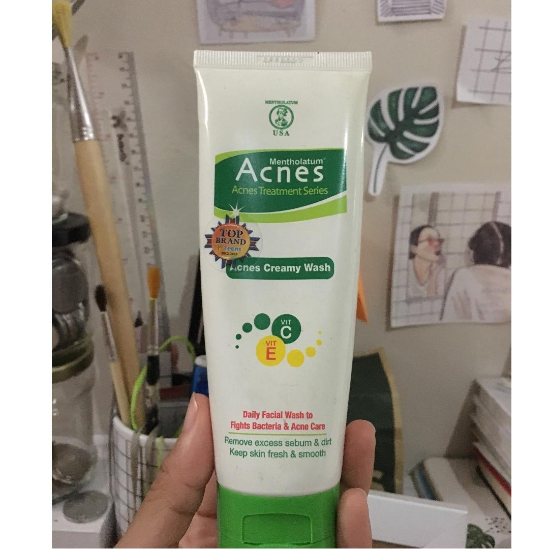Acnes Creamy Wash Kesehatan Kecantikan Kulit Sabun Tubuh Di Carousell