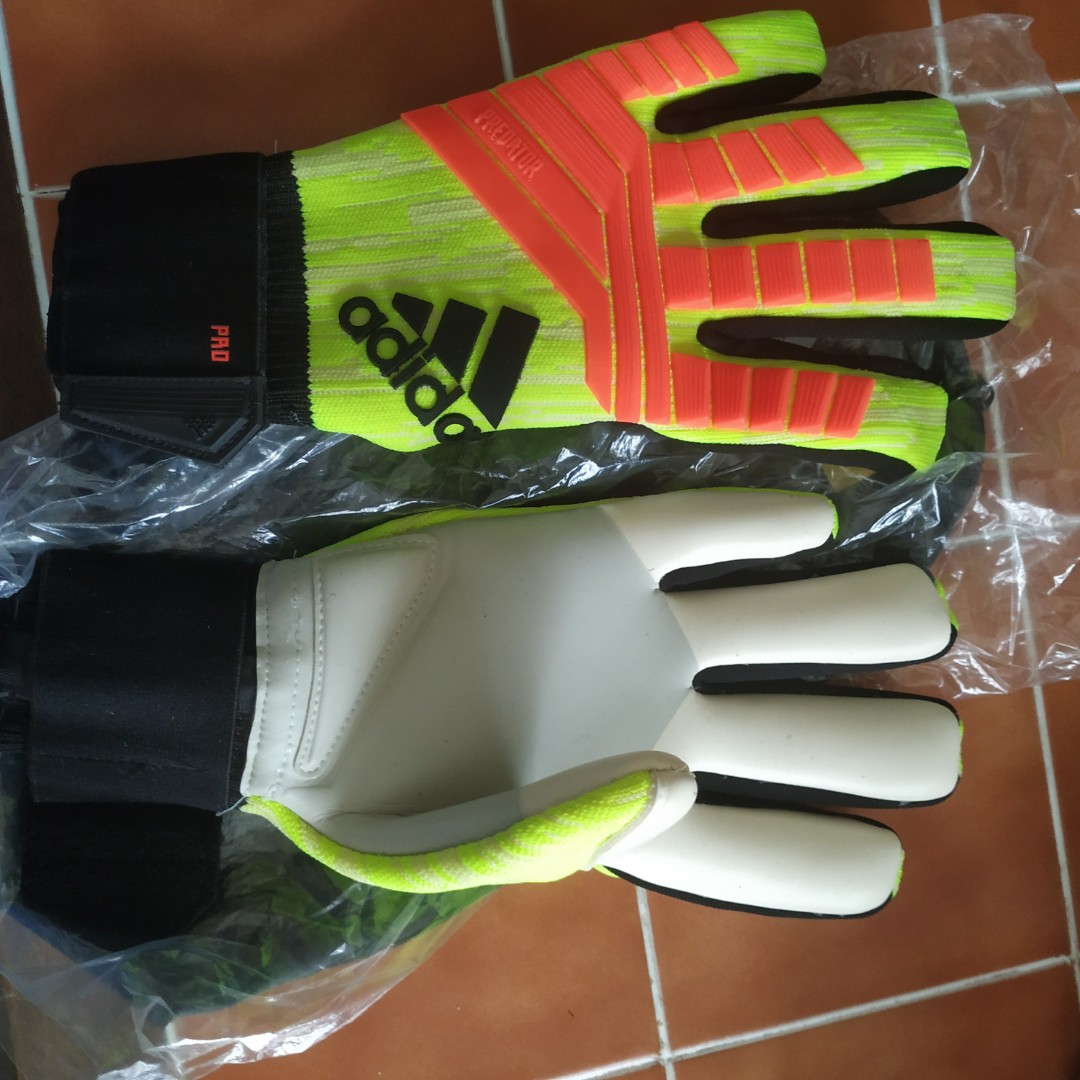 green adidas goalkeeper gloves