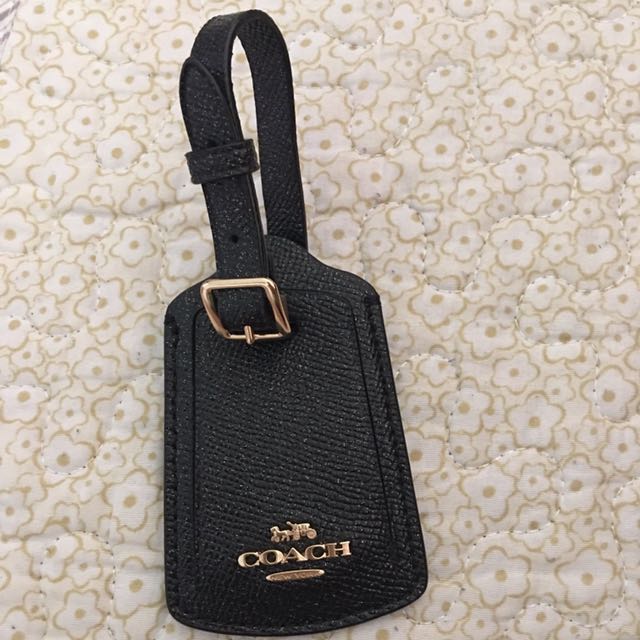 Coach luggage tag outlet