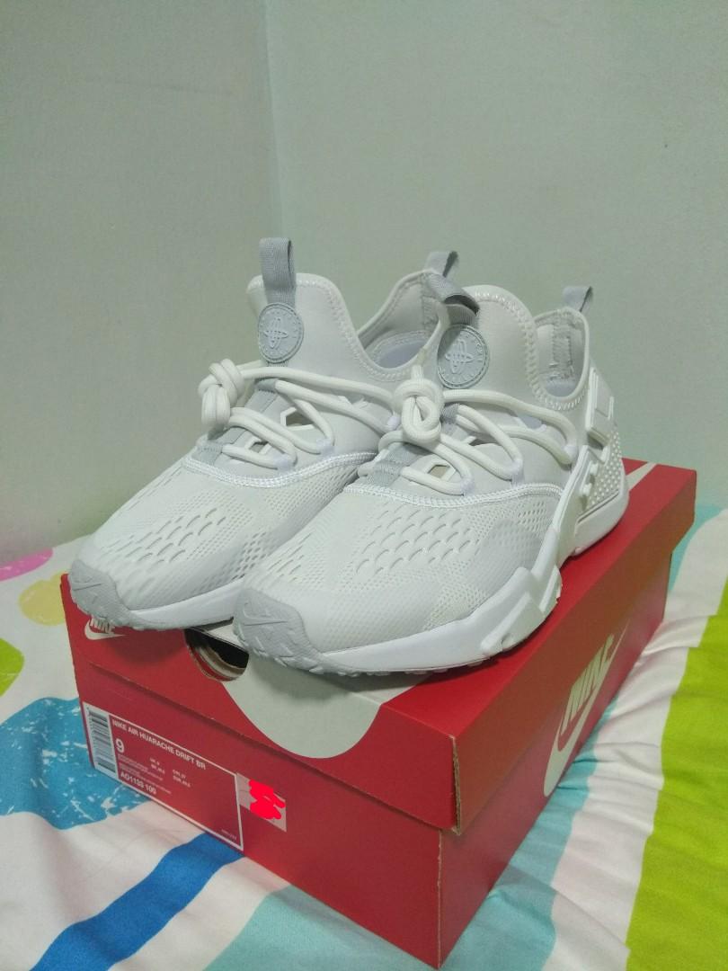 Metal Hattat Mimar Nike Huarache Drift Triple White Dolasim Alci Saf