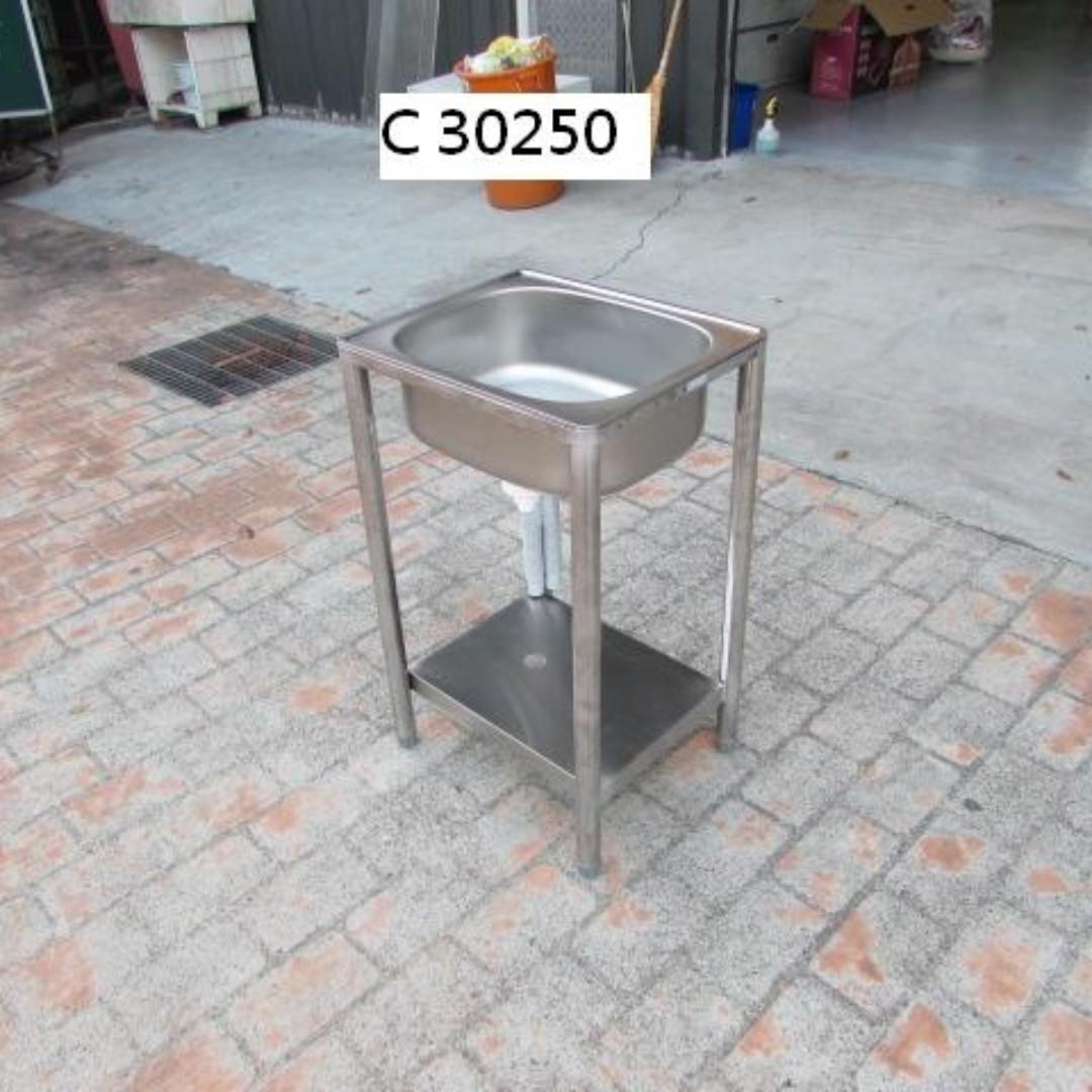 樂活二手商品 C 48不銹鋼水槽洗手台 流理台不鏽鋼水槽廚房水槽戶外水槽回收二手傢俱 居家生活 傢俱 其他在旋轉拍賣