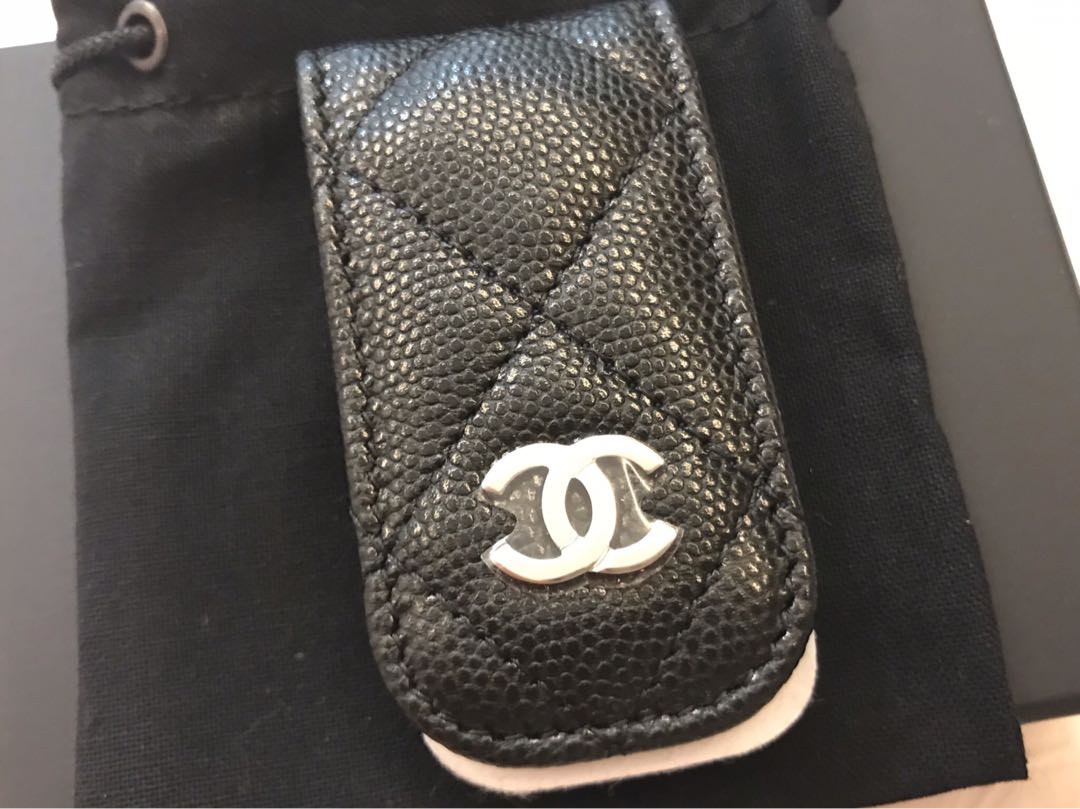 Chanel money clip, Luxury, Bags & Wallets on Carousell