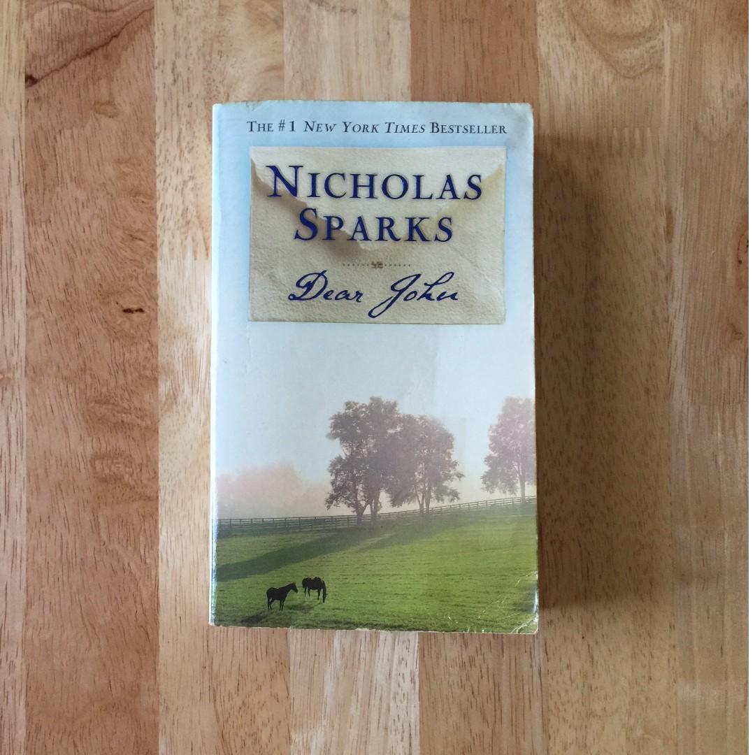 Dear John By Nicholas Sparks (Category: Storybooks) located in Cebu City. Submitted by crispylee (Listing ID 199254333, Image 1). Description: Paperback. Pages and inner cover are tanned. Slight rip at the back cover. Overall still in good condition. .