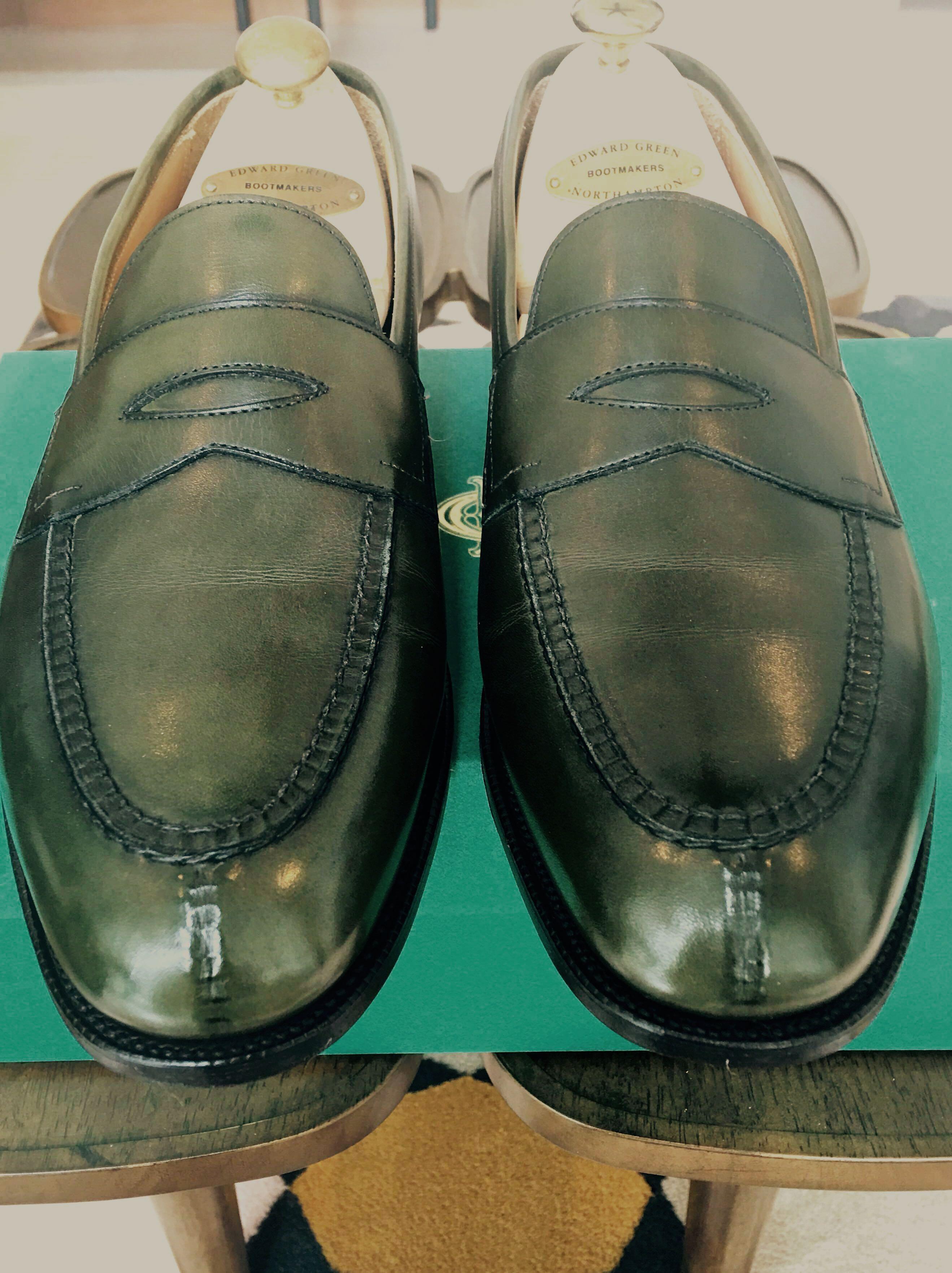 Edward Green leather loafers, Men's Fashion, Footwear, Dress Shoes on