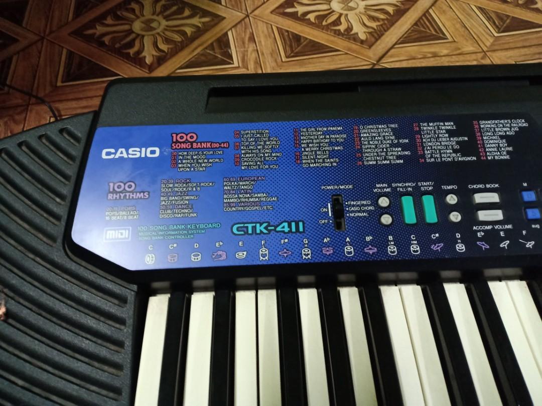 Casio store ctk 411