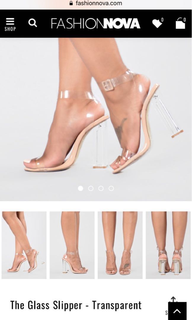 fashion nova glass slipper review