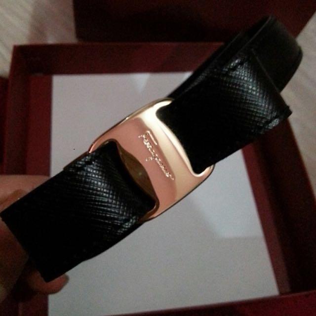 Ferragamo bow belt clearance
