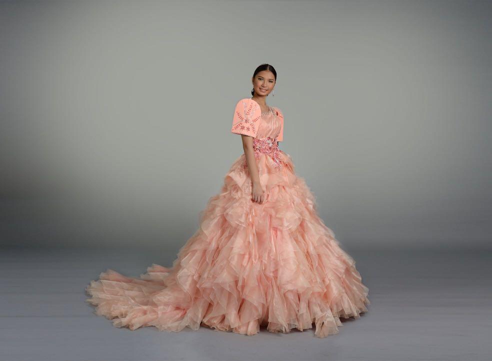 ball gown filipiniana