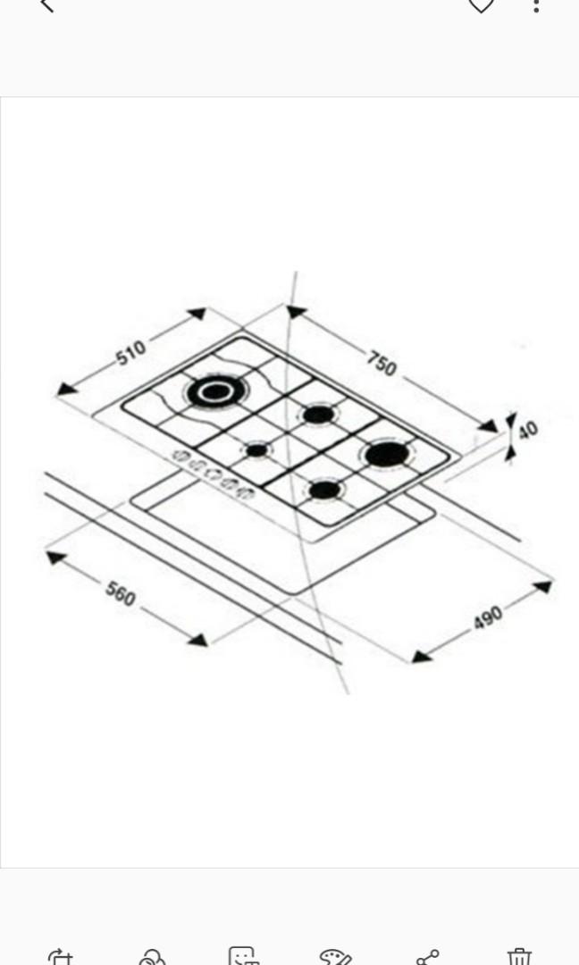 Gas Hob, TV & Home Appliances, Kitchen Appliances, Cookers on Carousell