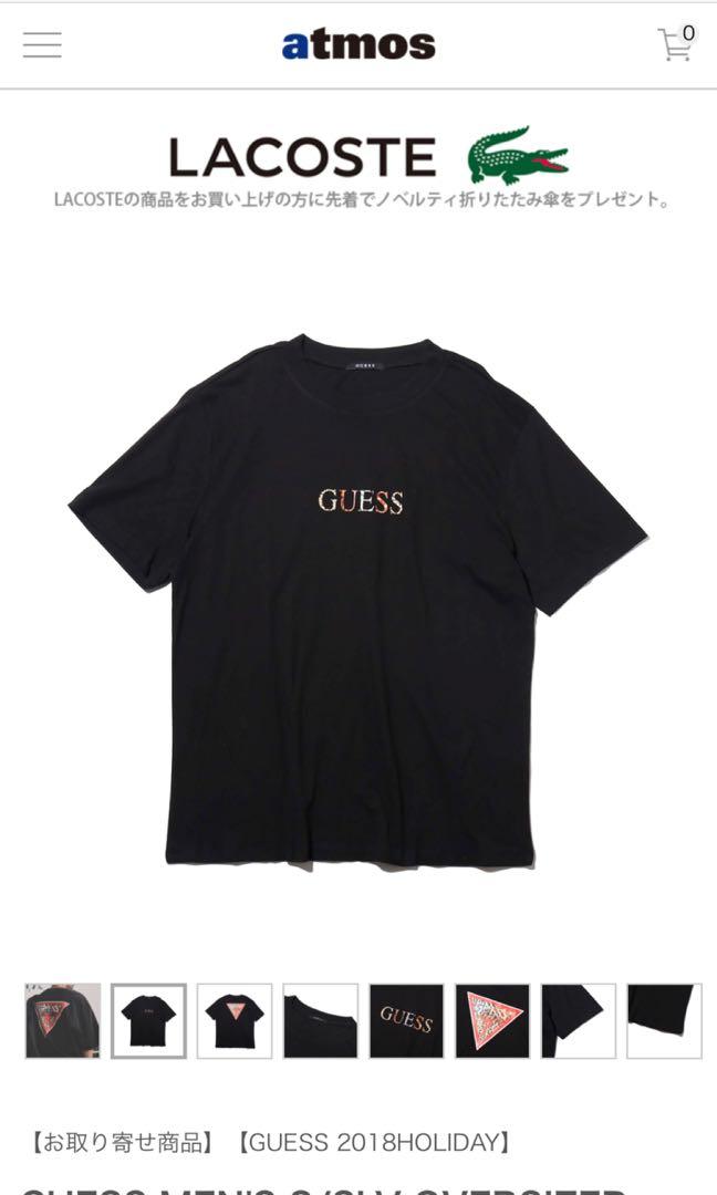 Guess Atmos animal pack tee Men s Fashion Tops Sets Tshirts Polo Shirts on Carousell