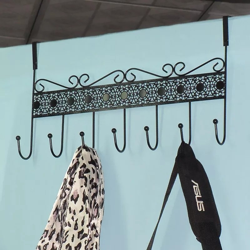 Hanging Rack Behind Door Wall Hangers Clothes Hanger In Bathroom