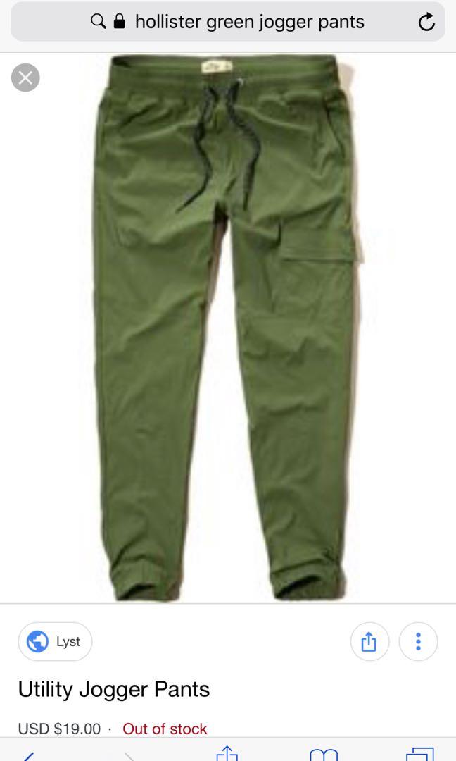 Hollister utility joggers clearance
