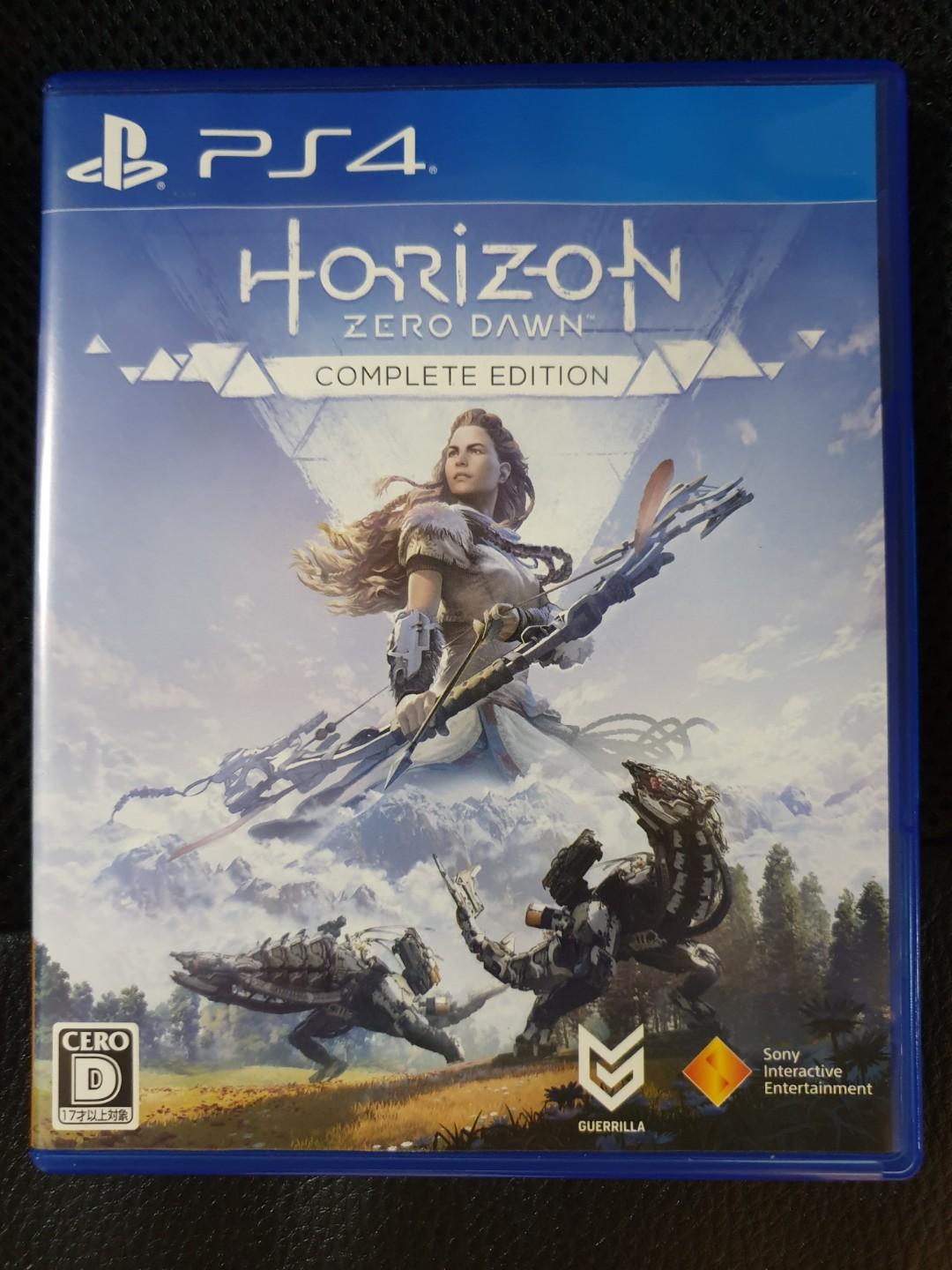 Japan Horizon Zero Dawn Complete Edition Ps4 Games Japanese Ps4 Games Video Gaming Video Games Playstation On Carousell