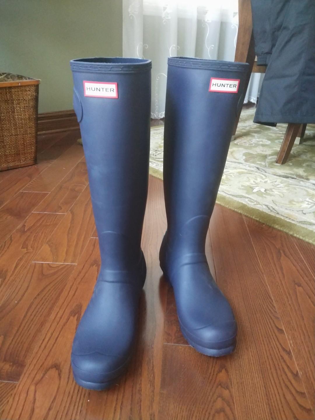 hunter boots size 10