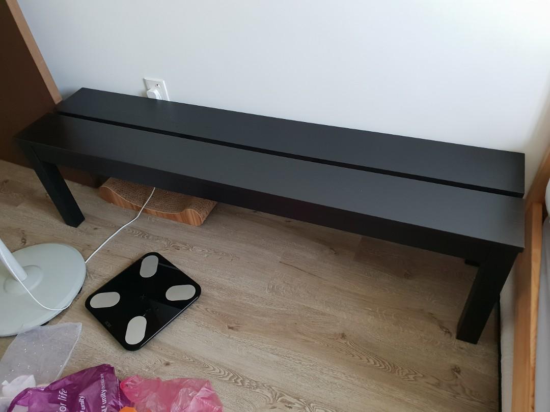 Ikea Black Bench Furniture Tables Chairs On Carousell