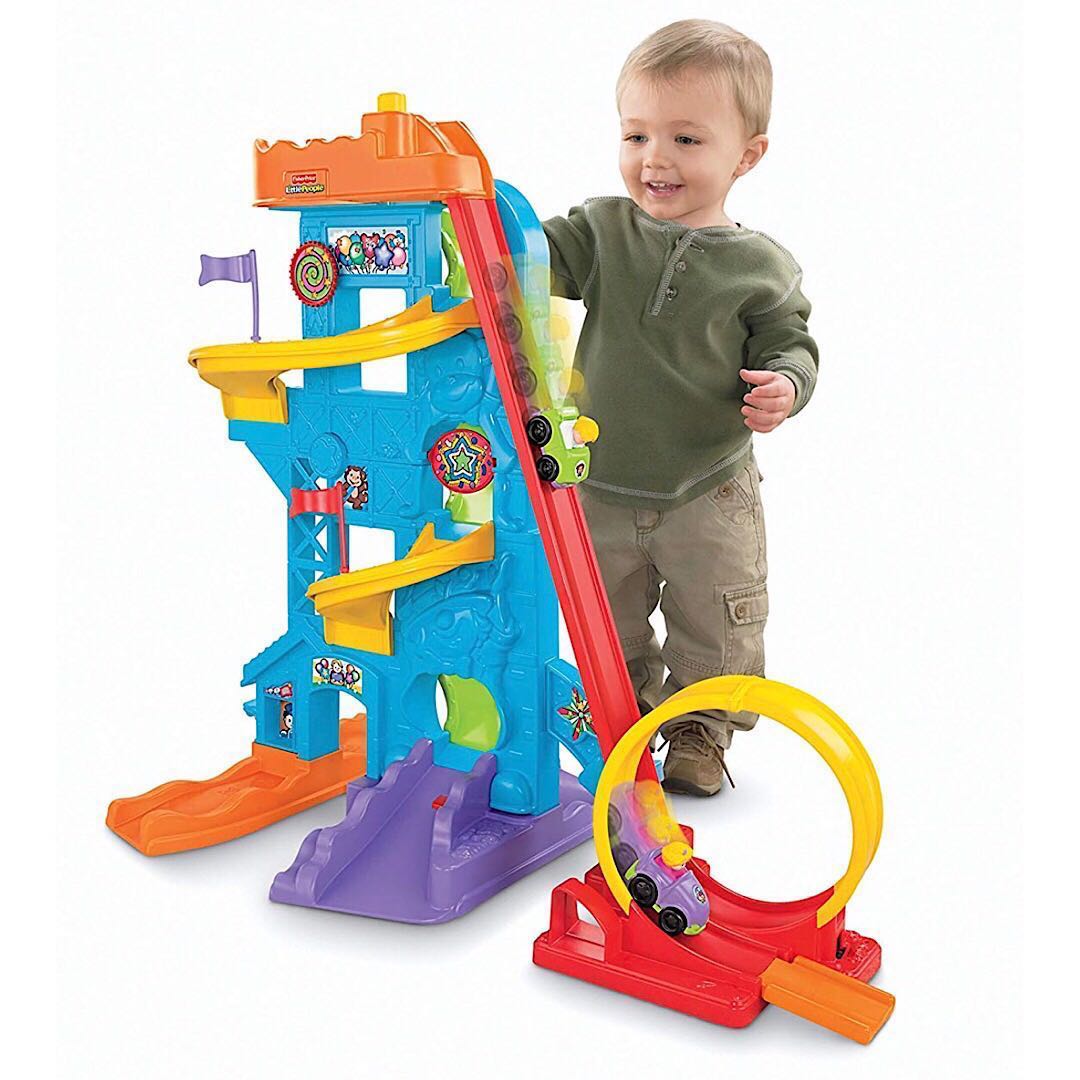 In-Stock) Fisher-Price Little People Loops 'n Swoops Amusement