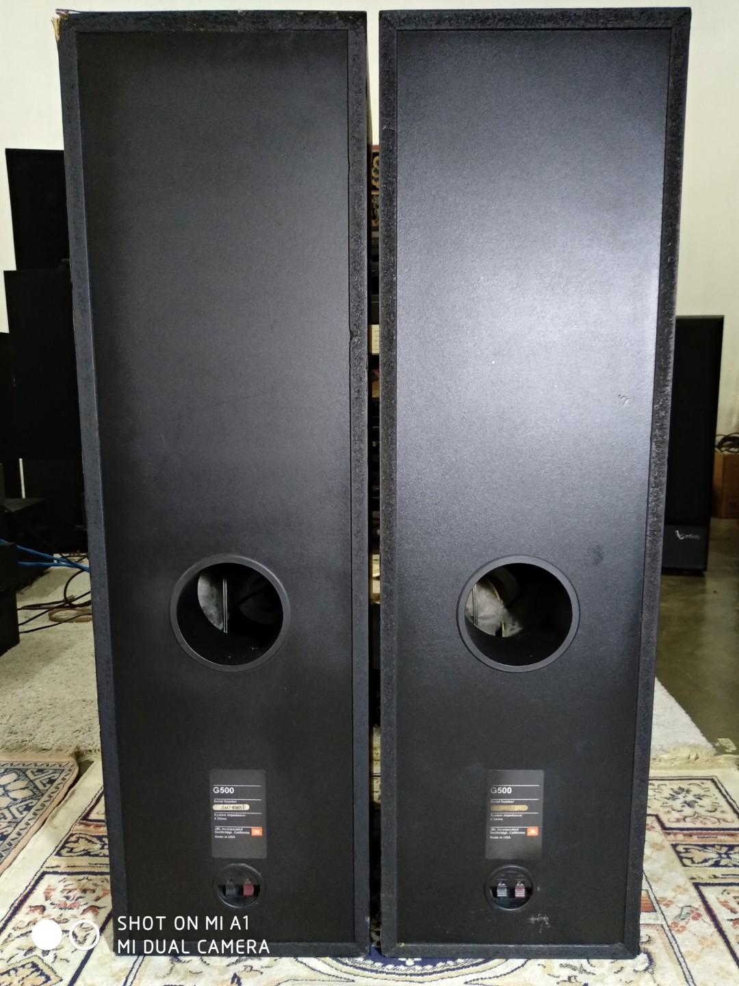 JBL G500 floorstand, Audio, Soundbars, Speakers & Amplifiers on Carousell
