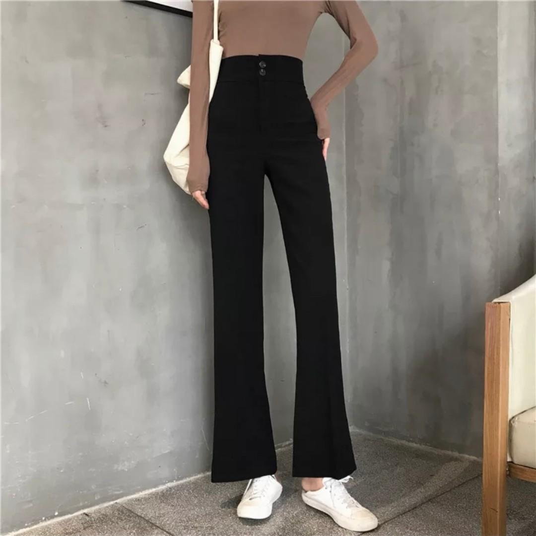 韩版长裤 Korean Style Casual Straight cut Long Pants, Women's Fashion, Bottoms,  Other Bottoms on Carousell