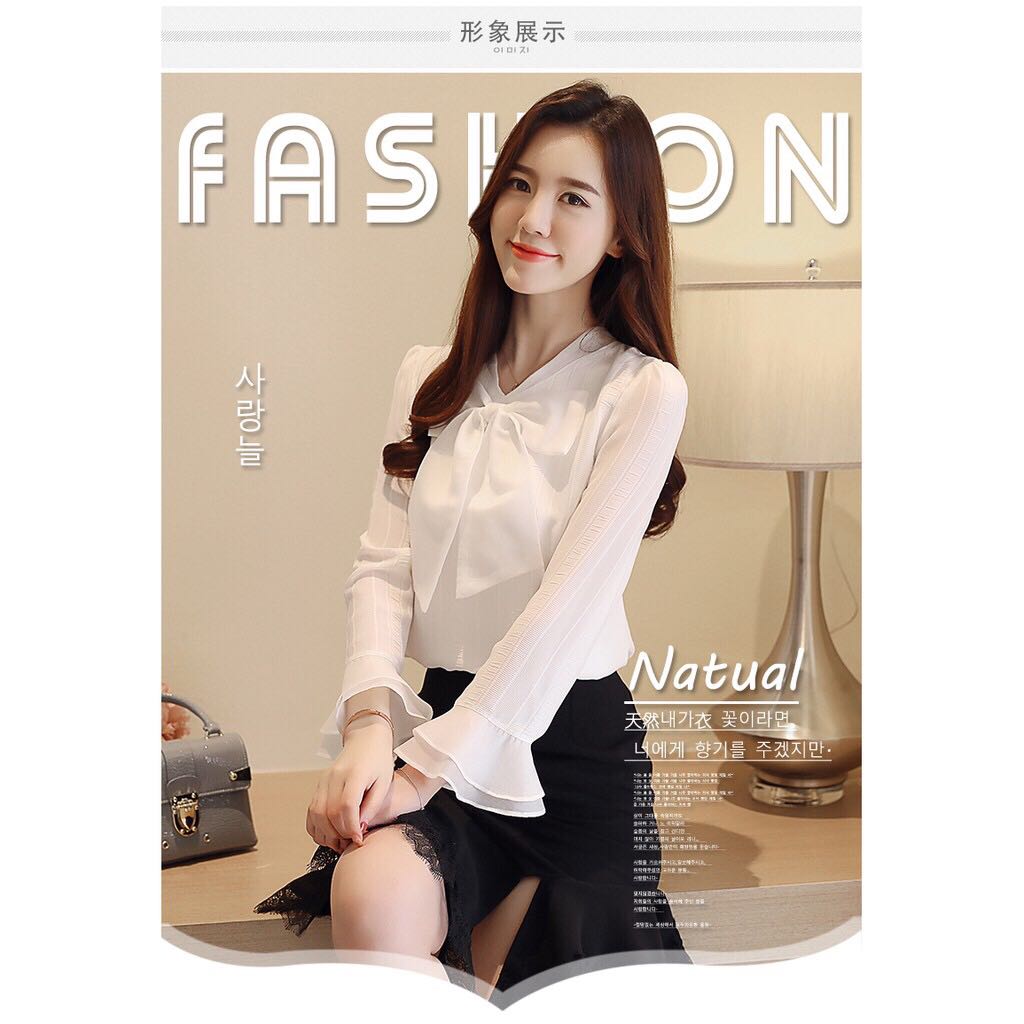 Korean Top, Women's Fashion, Tops, Blouses on Carousell