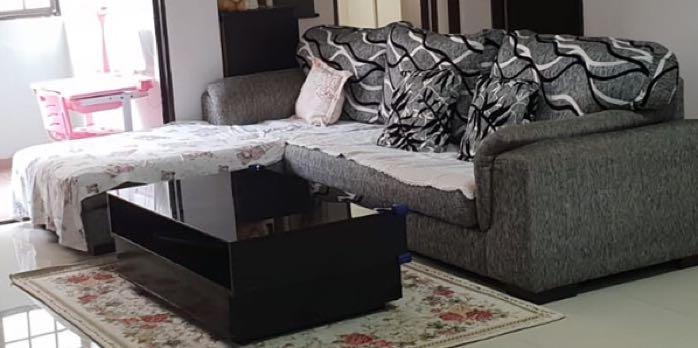 L Shaped Sofa For Sell Furniture Sofas On Carousell