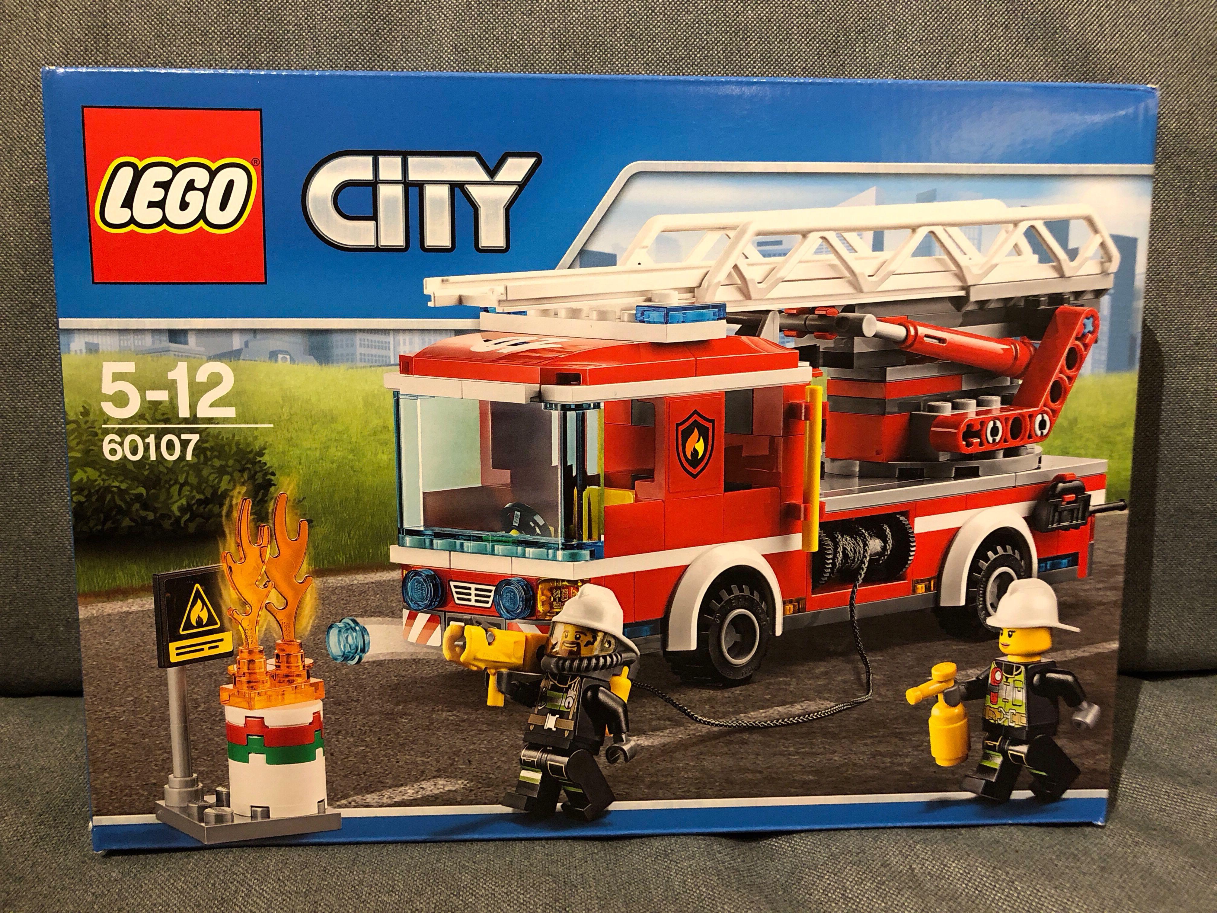Lego City 60107 Fire Ladder Truck Hobbies Toys Toys Games on