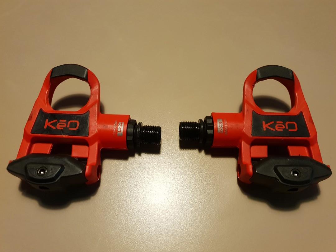 look keo pedals red
