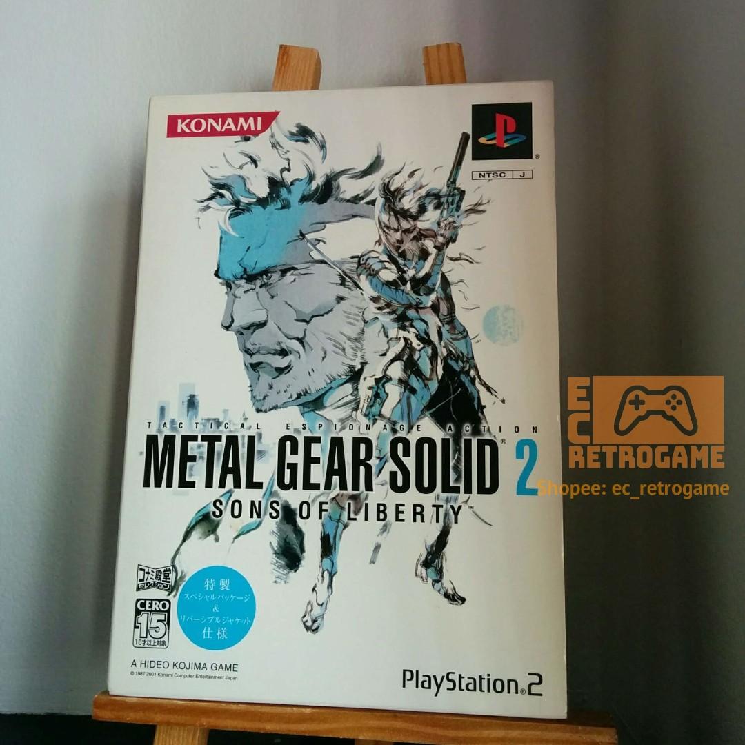 Metal Gear Solid 2 Sons Of Liberty Original Japan Jp Playstation 2 Ps2 Ntsc J Game Video Gaming Video Games Playstation On Carousell