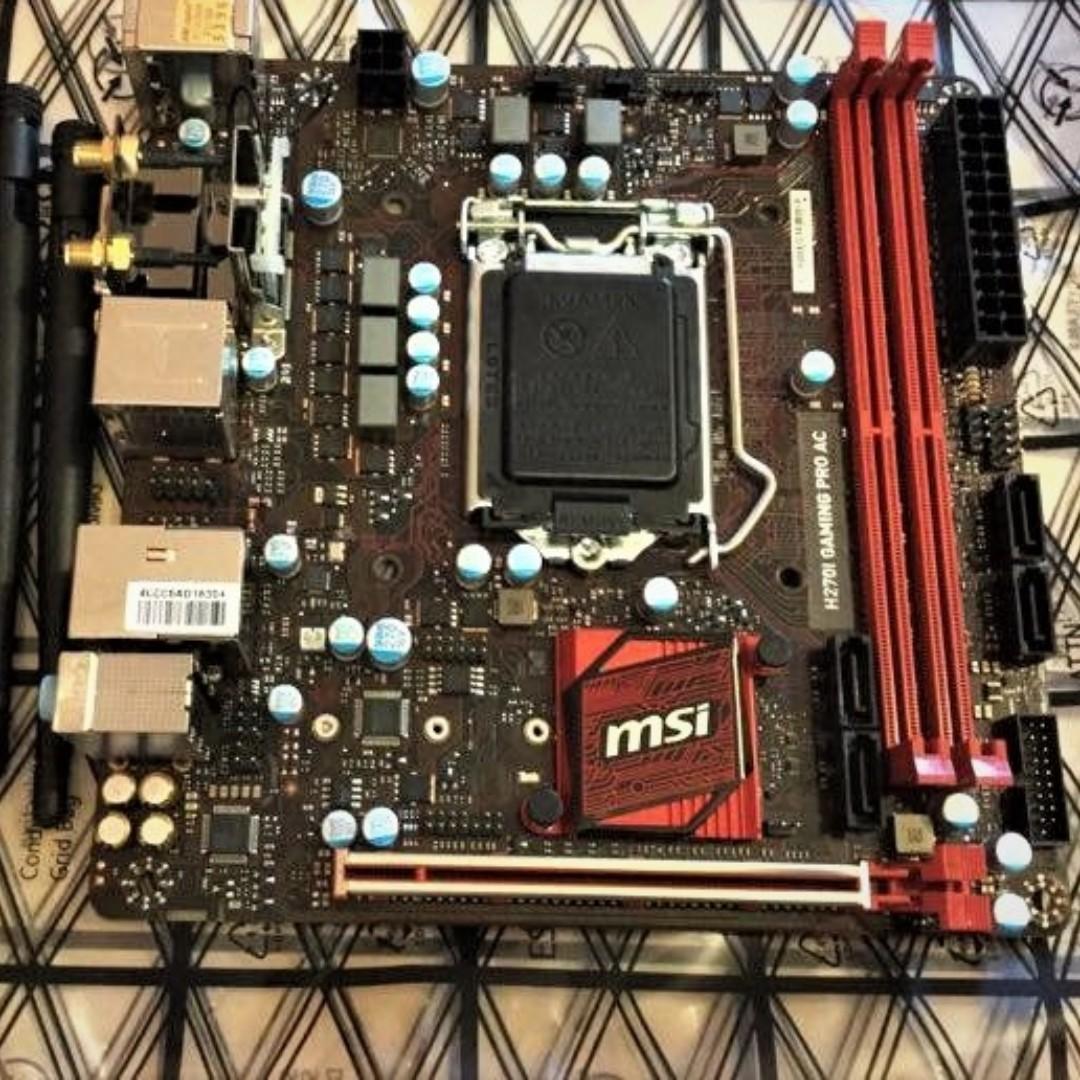 MSI H270I GAMING PRO AC Motherboard LGA 1151 Carousell