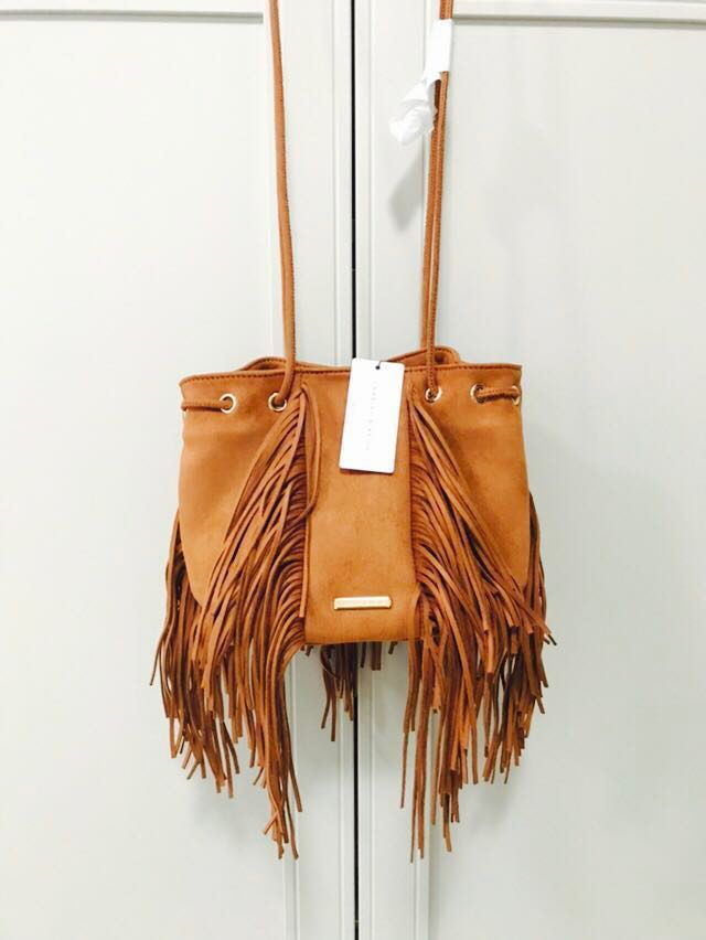 New Charles Keith fringe bag Women s Fashion Bags Wallets
