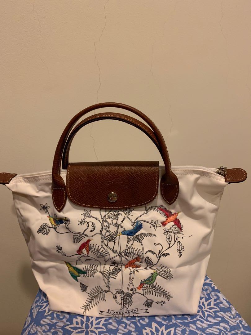 longchamp embroidered