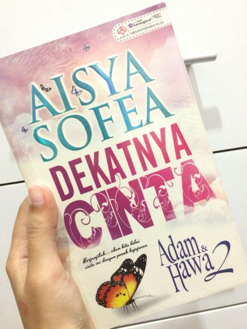 Novel Dekatnya Cinta Adam Hawa 2 By Aisya Sofea Books Stationery Books On Carousell