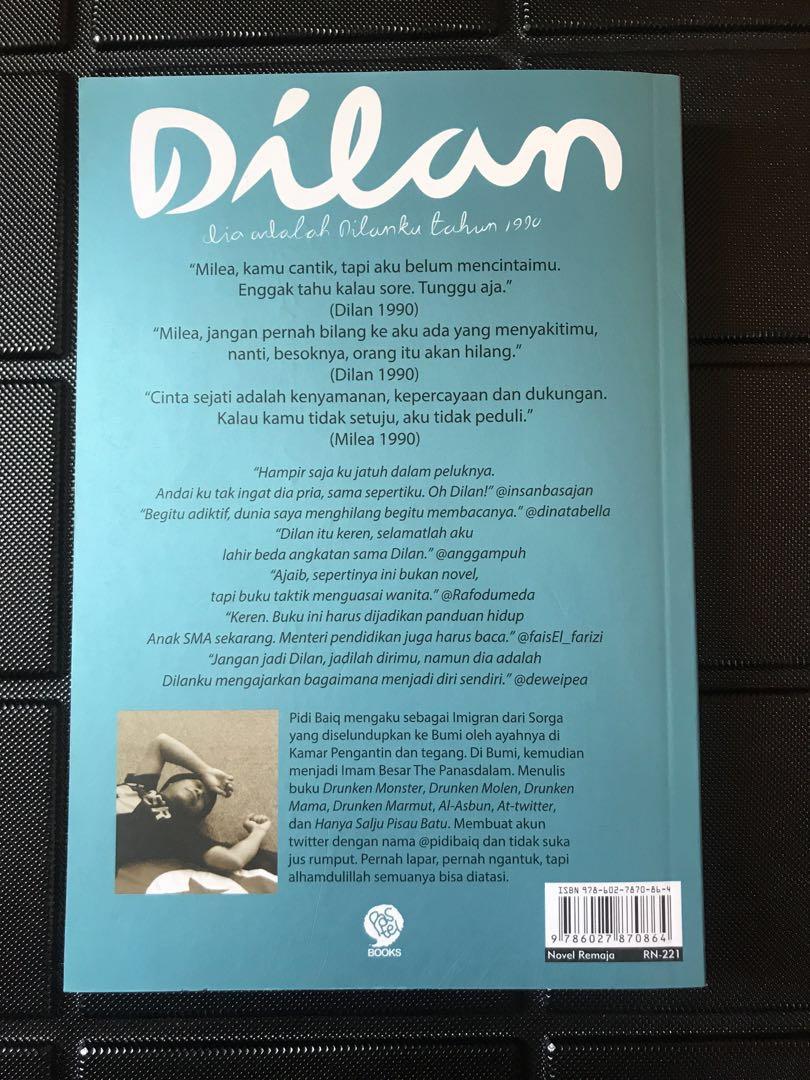 Novel Dilan 1990 By Pidi Baiq Buku Alat Tulis Buku Di Carousell