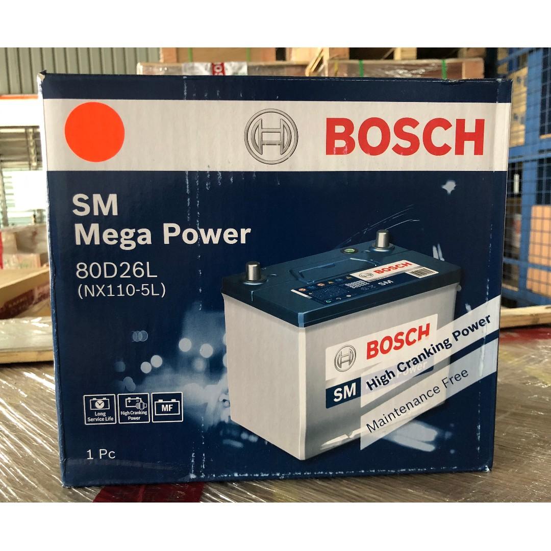 Nx110 5l Bosch Car Battery 80d26l Auto Accessories On Carousell