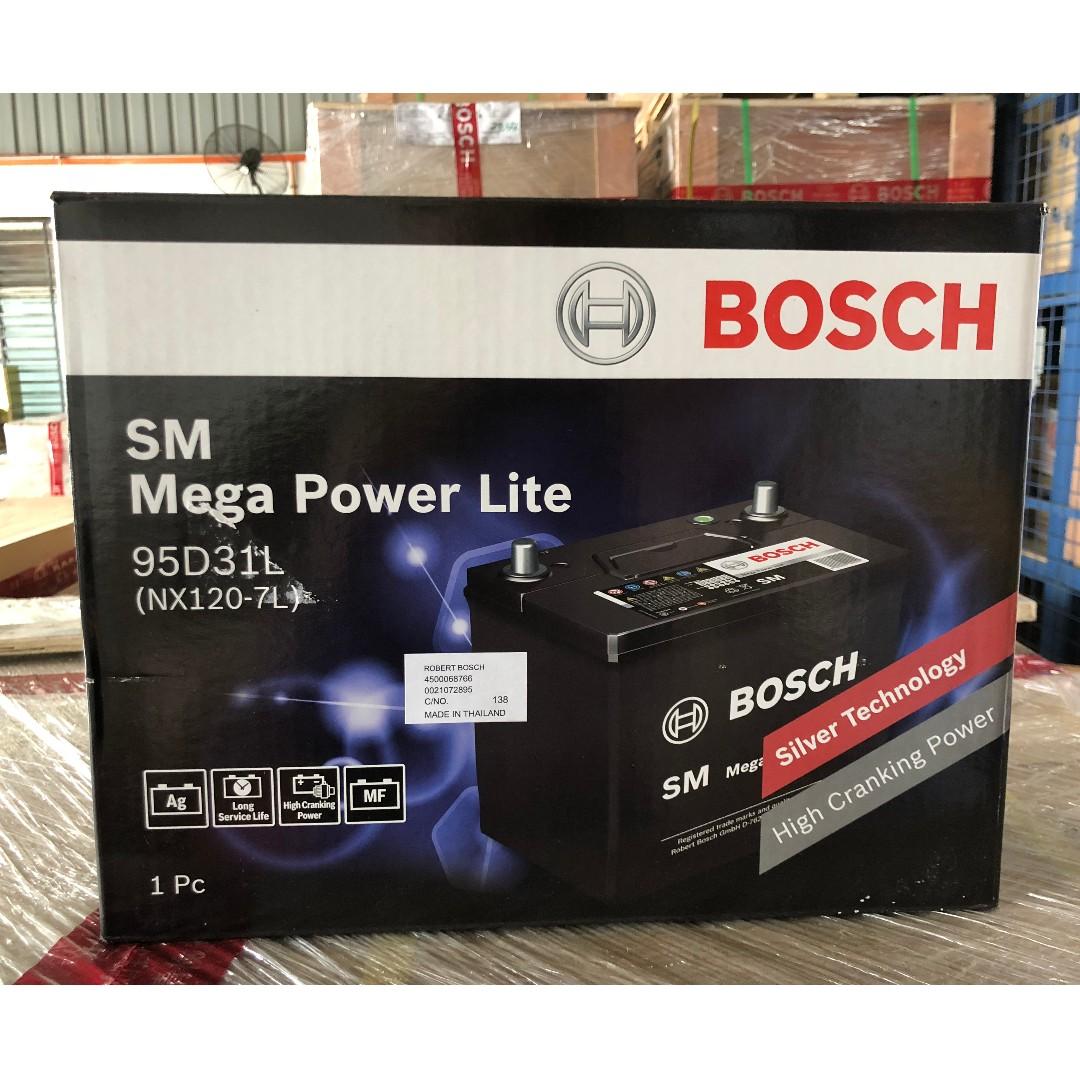 Nx120 7l Bosch Car Battery 95d31l Auto Accessories On Carousell