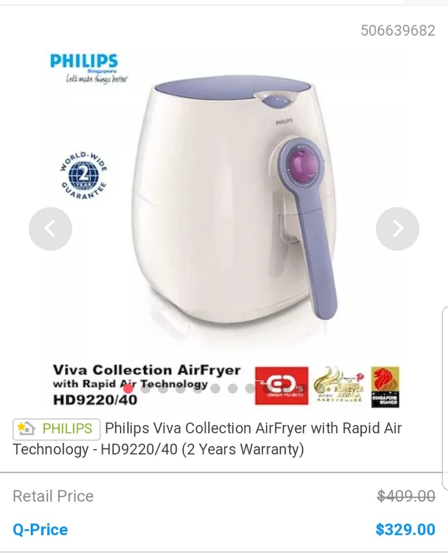 Viva Collection Airfryer HD9220/40