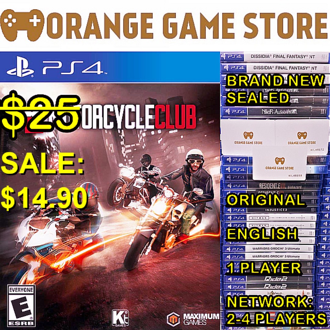 PS4 Motorcycle Club, Video Gaming, Video Games, PlayStation on Carousell