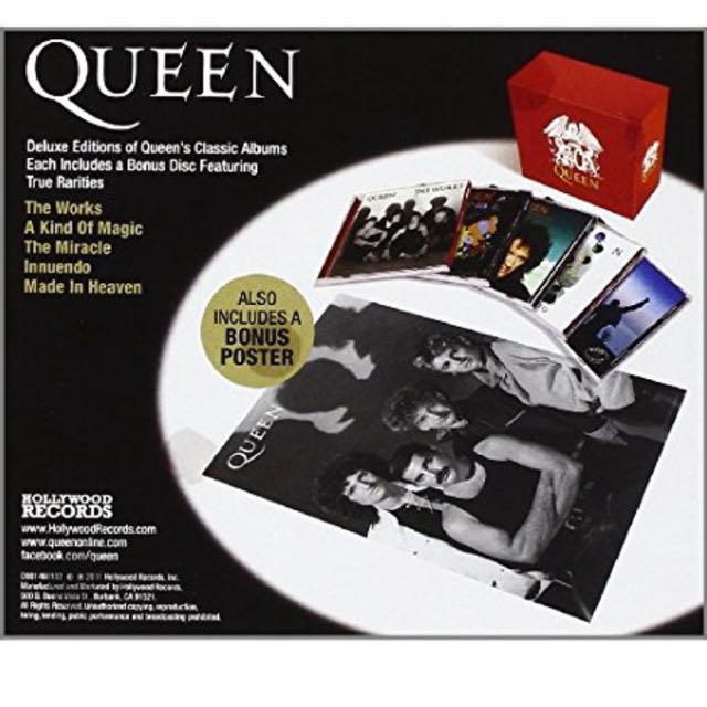Queen 40, Volume 3 Box set (10 Music CD) With Poster, TV & Home