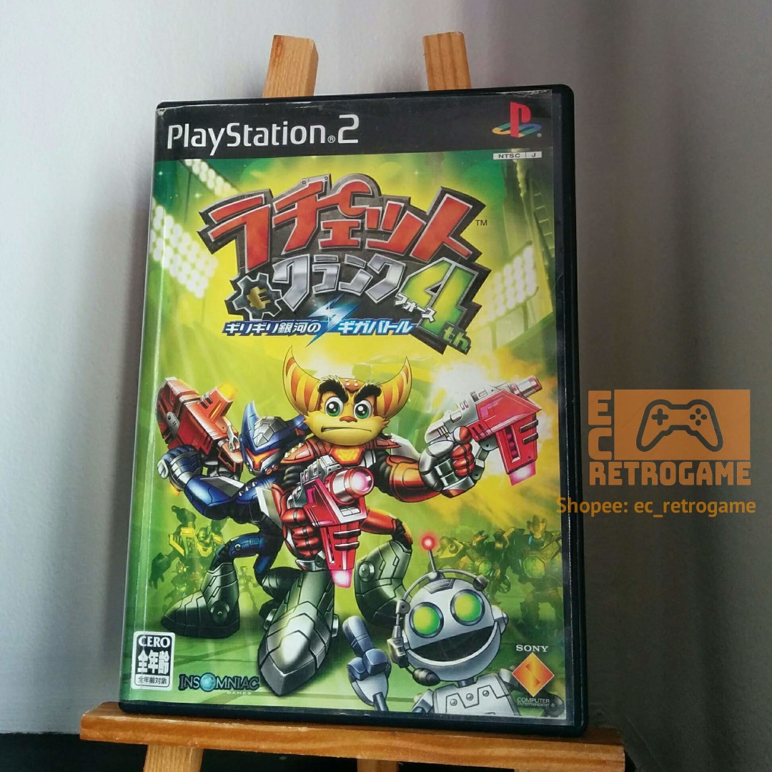 PS2 Ratchet & Clank 1 2 3 4 5 Set Lot Sony PlayStation Action Game Japan JP