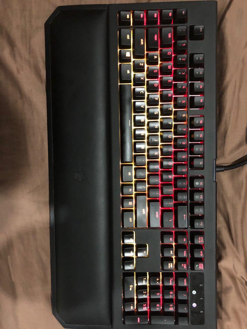 Razer Blackwidow Chroma v2 (Green switch), Computers & Tech, Parts