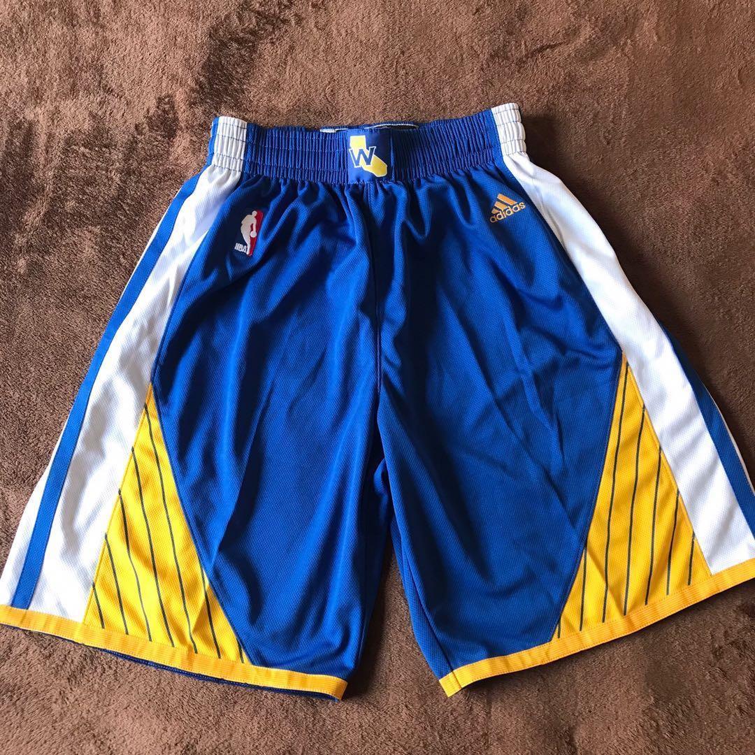 RUSH Adidas Golden State Warriors Jersey Shorts Medium, Men's