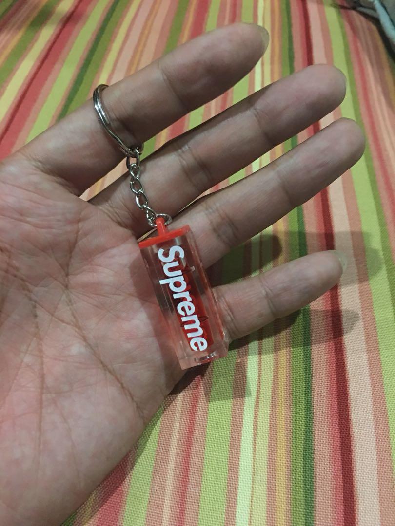 Supreme level on sale keychain red