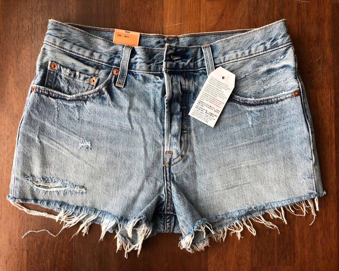 Levis 501 waveline best sale shorts