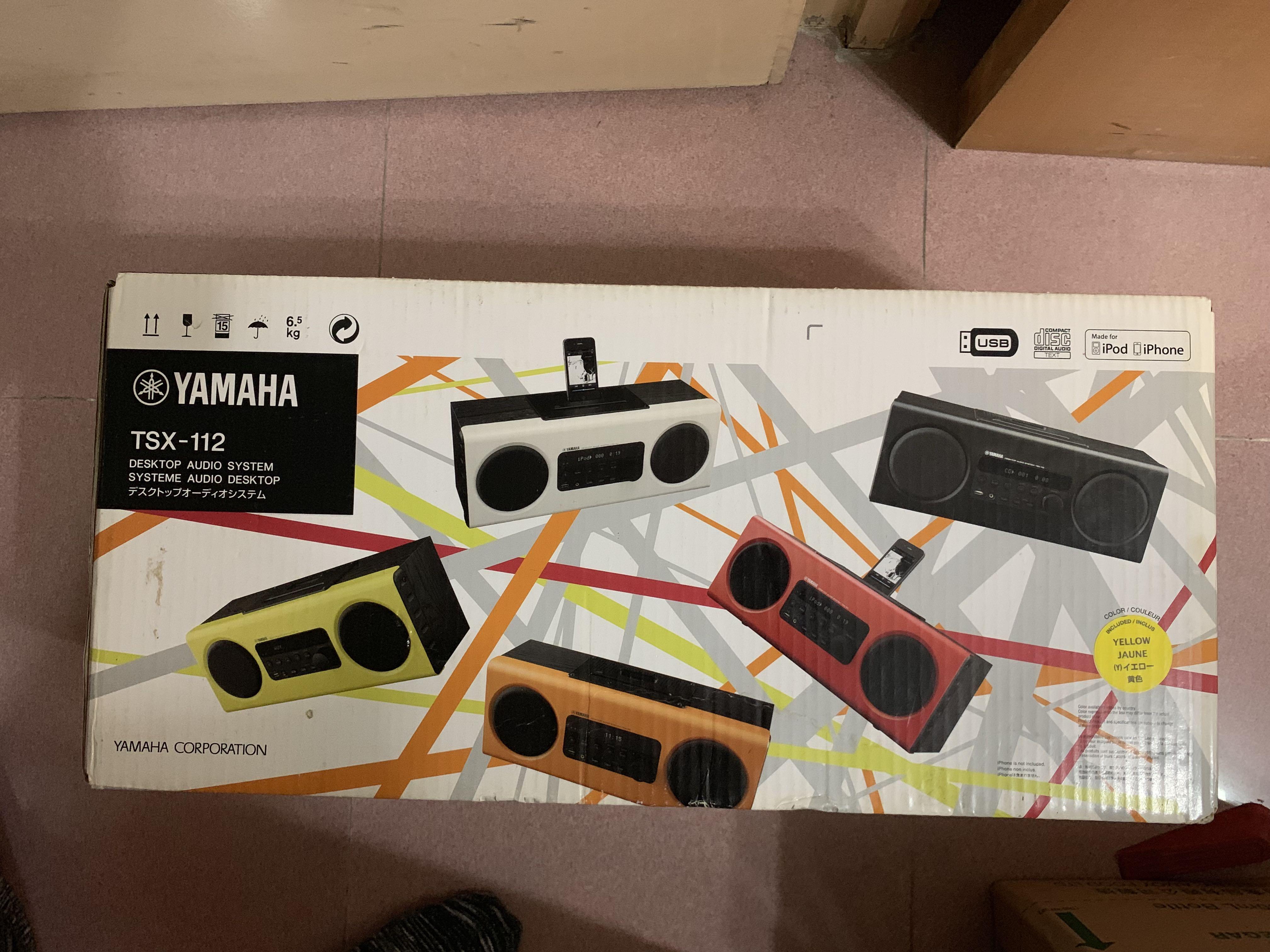 全新）Yamaha TSX-112 Desktop Audio system （new) 揚聲器, 音響器材