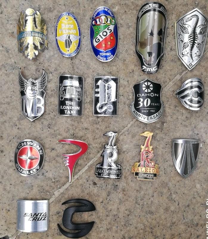 bicycle head badge stickers