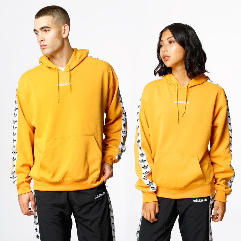 vitamin smuk Kristendom Adidas Originals TNT Tape Tac Yellow Hoodie / Pullover, Men's Fashion, Tops  & Sets, Hoodies on Carousell